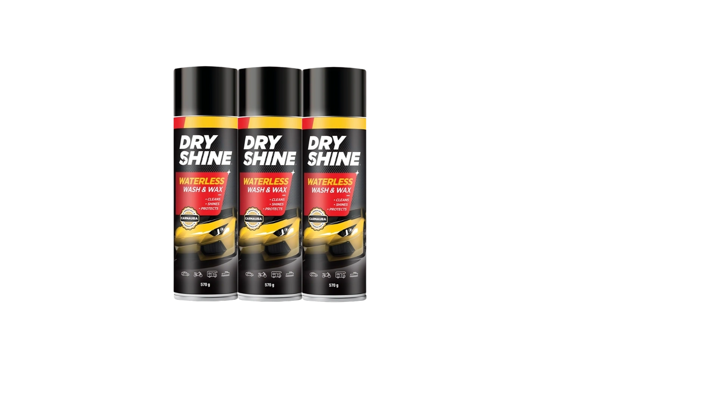 3 X Waterless Wash and Wax Cans