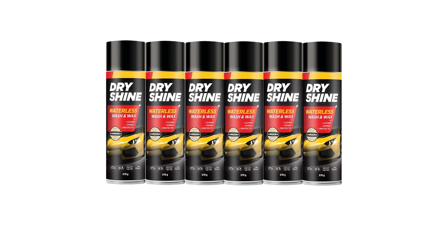 6 X Waterless Wash and Wax Cans
